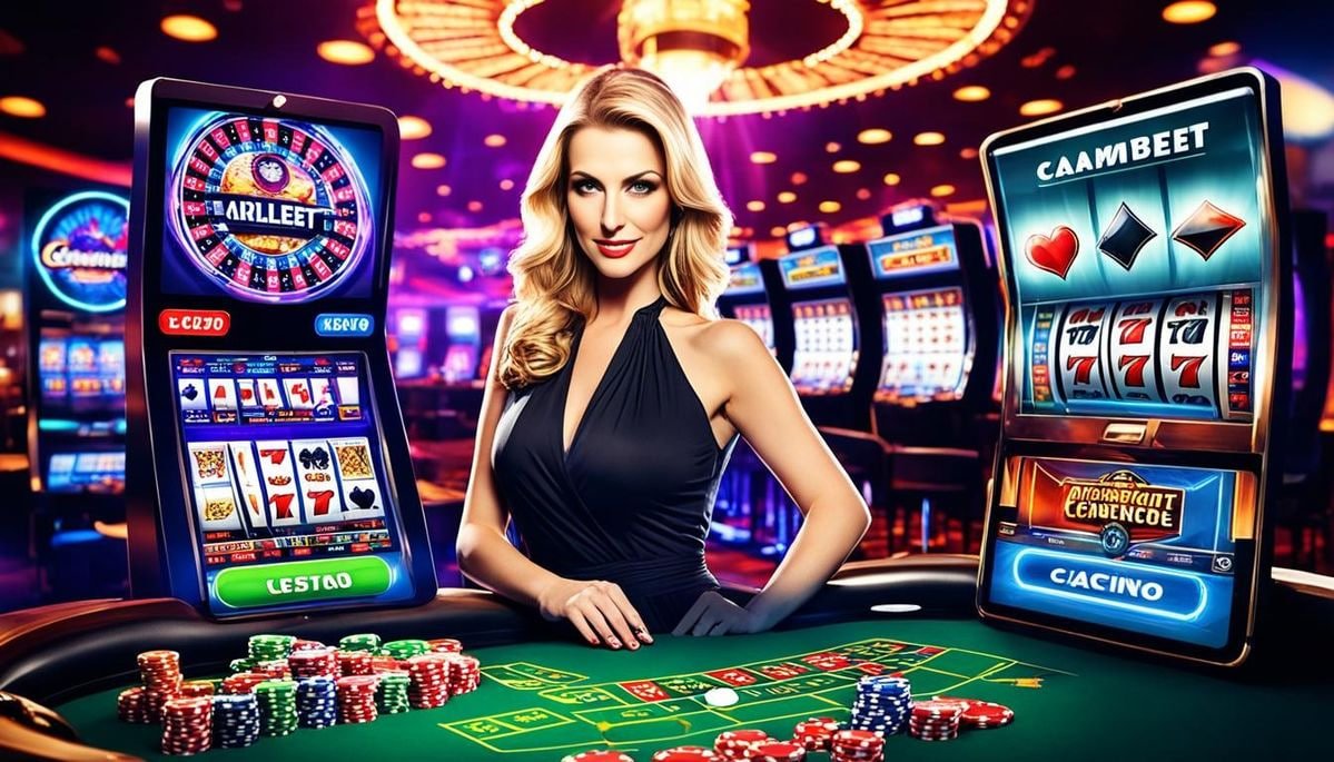 Mobile slots interface showing stake selection and spin button